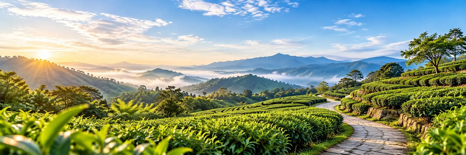茶園間的小徑（示意圖）